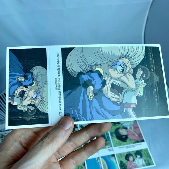 Spirited Away Postcard Pack 1660 Pieces, Stickers Art Cards Studio Ghibli Set - Picture 9 of 9